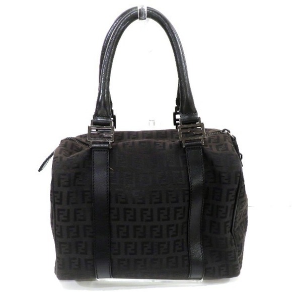 Fendi Fendi Zucchino Canvas Handbag Canvas Handbag A025015 in Great Condition - Picture 2 of 9